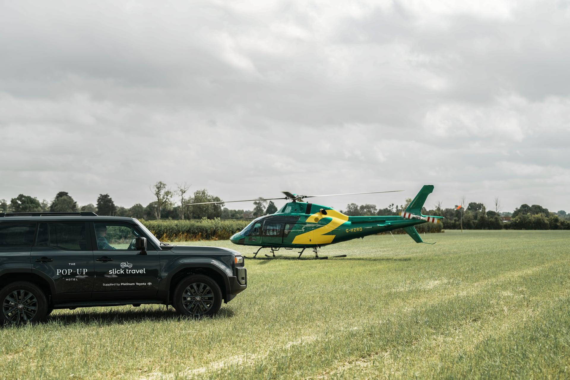 VIP helicopter transfers