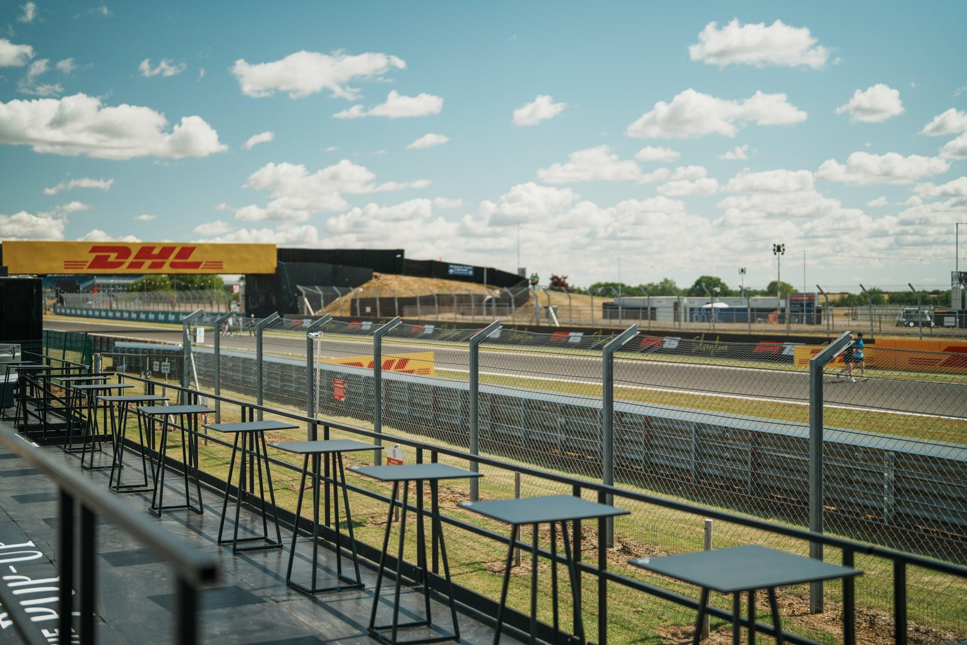 Premium trackside viewing deck